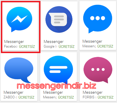 android icin messenger